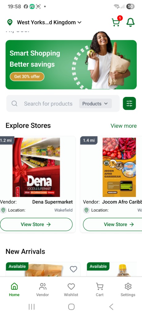 Grocery Shopping Application